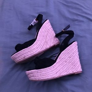 Black and Cork bottom wedges